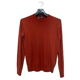 Pull en maille rouge Loro Piana Rouge