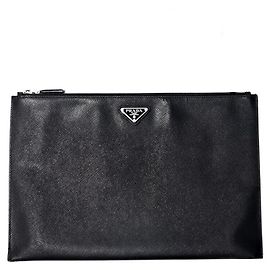 Prada Pochette Saffiano Noir