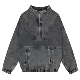 Isabel Marant CLODE Denim Half Jacket Brown