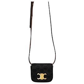 Céline Trio Canvas Mini Claude Marrom