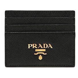 Prada Saffiano Card Holder Black