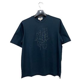 Hermès Men's Embroidered T-Shirt Black