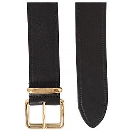 Miu Miu Cinto de couro preto EFX Multicor