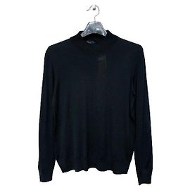 Jersey de punto negro Kiton Negro