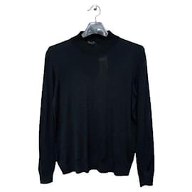 Pull en maille noir Kiton Noir