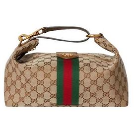 Gucci mala Vanity Medium com pega superior Marrom