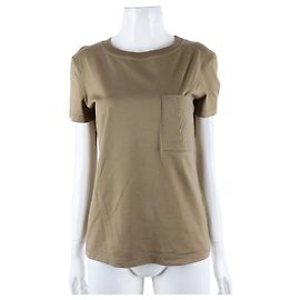 Hermès Manches Courtes Marron