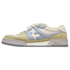 Fendi Baskets basses en daim Match Multicolore