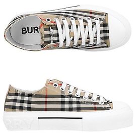Burberry Sneakers in cotone da uomo Check Multicolore