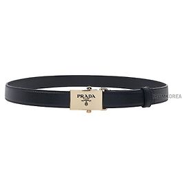 Prada Cinturón Saffiano para mujer Negro
