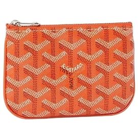 Goyard Sena Nano Pouch Orange stamp Rouge