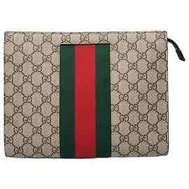 Gucci Bolso de mano Web Castaño