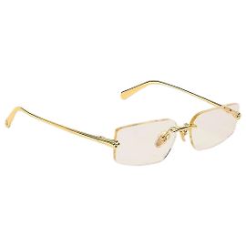 Louis Vuitton Gafas de sol Comet Rectangle Silueta Rectangular Dorado