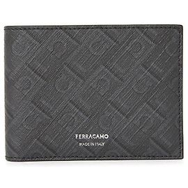 Salvatore Ferragamo Carteira Monogram para Homem Marrom