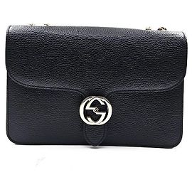 Gucci Borsa a tracolla Interlocking GG Nero