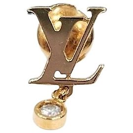 Louis Vuitton Diamond Eidel Blossom LV Stecker-Ohrringe Silber