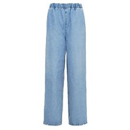 Prada Weite Denim Jeans Blau Blau