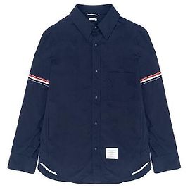 Thom Browne Arm Banding Nylon Shirt Jacket Black