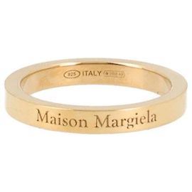 Maison Martin Margiela Logo Ring Golden