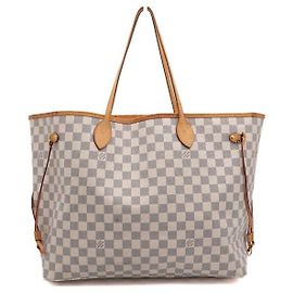 Louis Vuitton Bolsa de Ombro Neverfull GM Damier Azure Azul