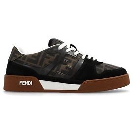 Fendi Baskets basses en daim Noir