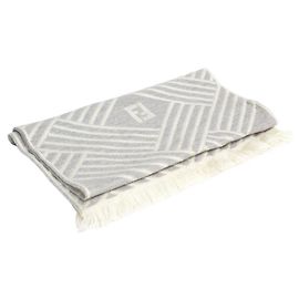 Sciarpa Fendi in lana grigia Marrone