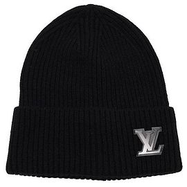 Louis Vuitton Gorro de cashmere preto Preto