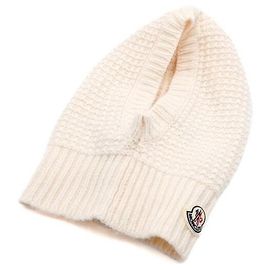 Moncler Wool Balaclava Hat White