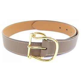 Hermès Cinto Hermes SALTO 32mm Marrom