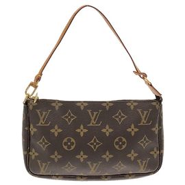 Louis Vuitton Monogram Pochette Accessoires Marrone
