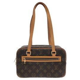 Louis Vuitton Monogram Cite MM Schultertasche Braun