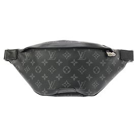 Louis Vuitton Monogram Eclipse Discovery Bumbag PM Preto