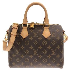 Bolsa Boston Louis Vuitton Monogram Speedy Bandoulière Marrom