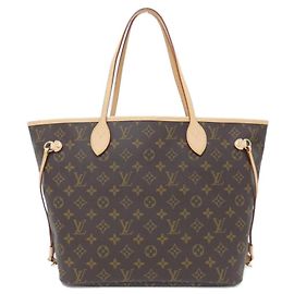 Bolsa Louis Vuitton Monogram Neverfull MM Marrom
