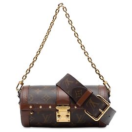 Louis Vuitton Brown Monogram Papillon Trunk Marrom