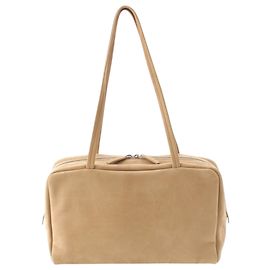 The Row Beige Nubuck Astra Shoulder Bag Beige