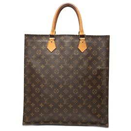 Louis Vuitton Brown Monogram Sac Plat Brown