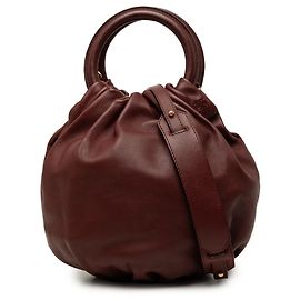 Bolso Bounce LOEWE de napa roja Roja Burdeos