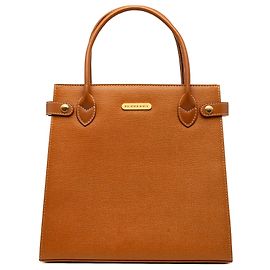 Burberry Brown Leather Handbag Brown