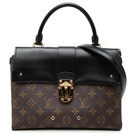 Louis Vuitton Brown Monogram One Handle Flap MM Satchel Brown