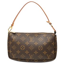 Louis Vuitton Brown Monogram Pochette Accessoires Brown