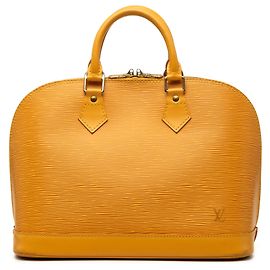 Louis Vuitton Yellow Epi Alma PM Jaune