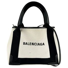 Sac à main Balenciaga Cabas XS Navy Noir