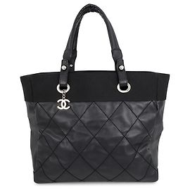 Sac Cabas Chanel Paris Biarritz Noir