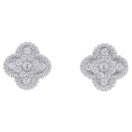 Orecchini Van Cleef & Arpels Sweet Alhambra Diamanti Altro