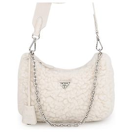 Prada Re-Edition 2005 Schultertasche Weiß