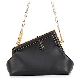 Bolsa de Mão Fendi First Small 8BP129 Preto