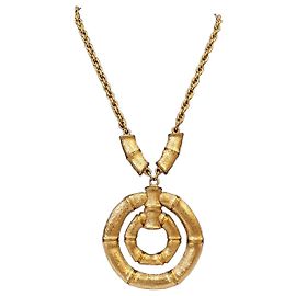 Autre Marque Colar com pingente Napier Bamboo Dourado