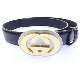 Gucci Black Standard Belt Black