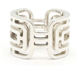 Anello Hermès Arcan GM Argento Argento